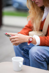 Montre écaille canelle Femme