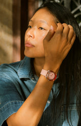 Montre écaille canelle Femme