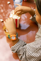 Circus - Denim and Green watch (KIDS & WOMEN)