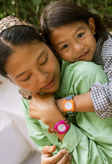 Leopard watch - Taxi Brousse x Mini Kyomo Collab (KIDS & WOMEN)