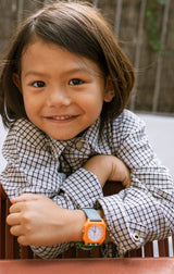 Circus - Denim and Green watch (KIDS & WOMEN)