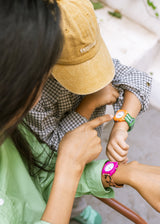 Circus - Denim and Green watch (KIDS & WOMEN)