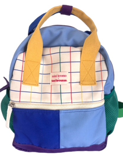 Color block and notebook backpack