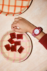 Raspberry Icecream - Damier rose et rouge