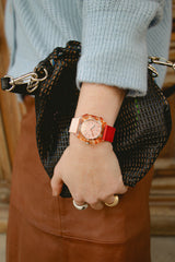 Montre écaille canelle Femme