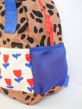 Leopard and Flowers Backback