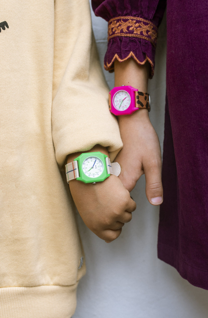 Leopard watch - Taxi Brousse x Mini Kyomo Collab