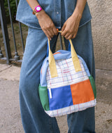 Color block and notebook backpack