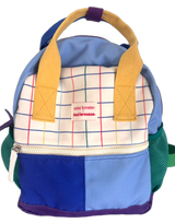 Color block and notebook backpack
