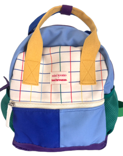 Color block and notebook backpack