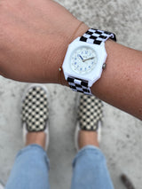 Black and White Checkered