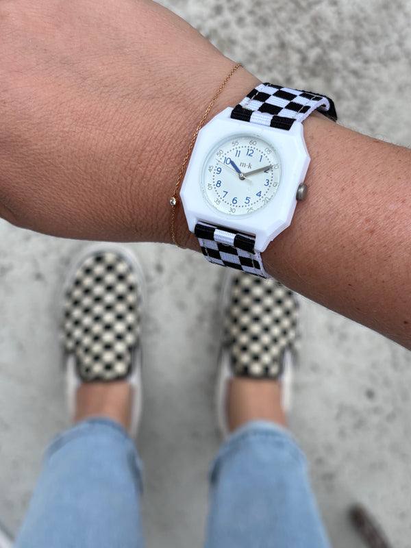 Black and White Checkered