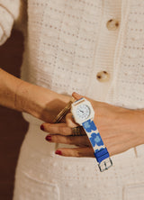 Blue Hibiscus -  Taxi Brousse x Mini Kyomo Collab (FEMMES & ENFANTS)