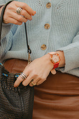 Montre écaille canelle Femme