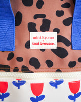 Leopard and Flowers Backback