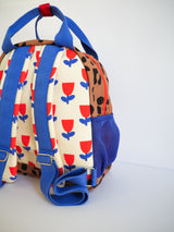 Leopard and Flowers Backback