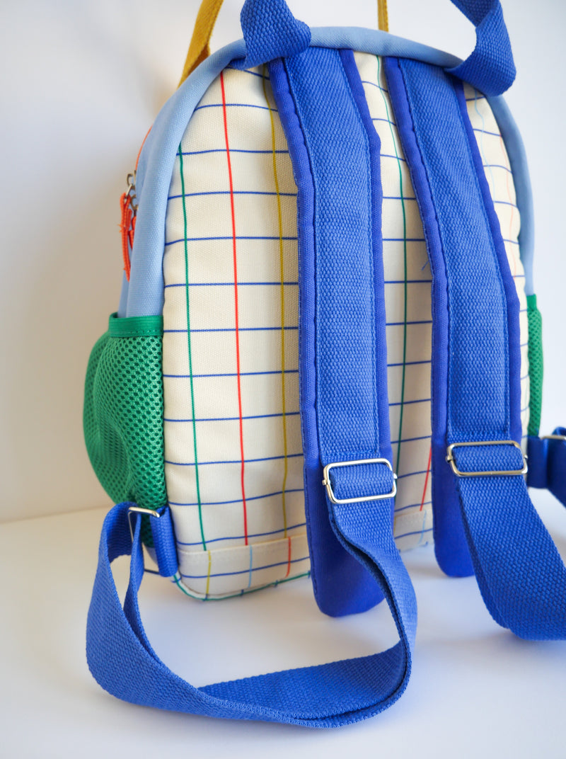Color block and notebook backpack