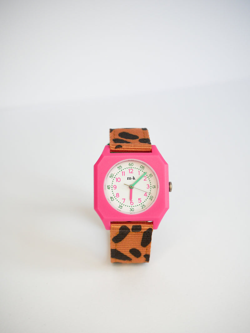 Leopard watch - Taxi Brousse x Mini Kyomo Collab